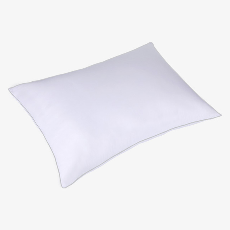 Hotel Quality Satin Piping Bed Pillows With Premium Soft polyester Fiber Fill