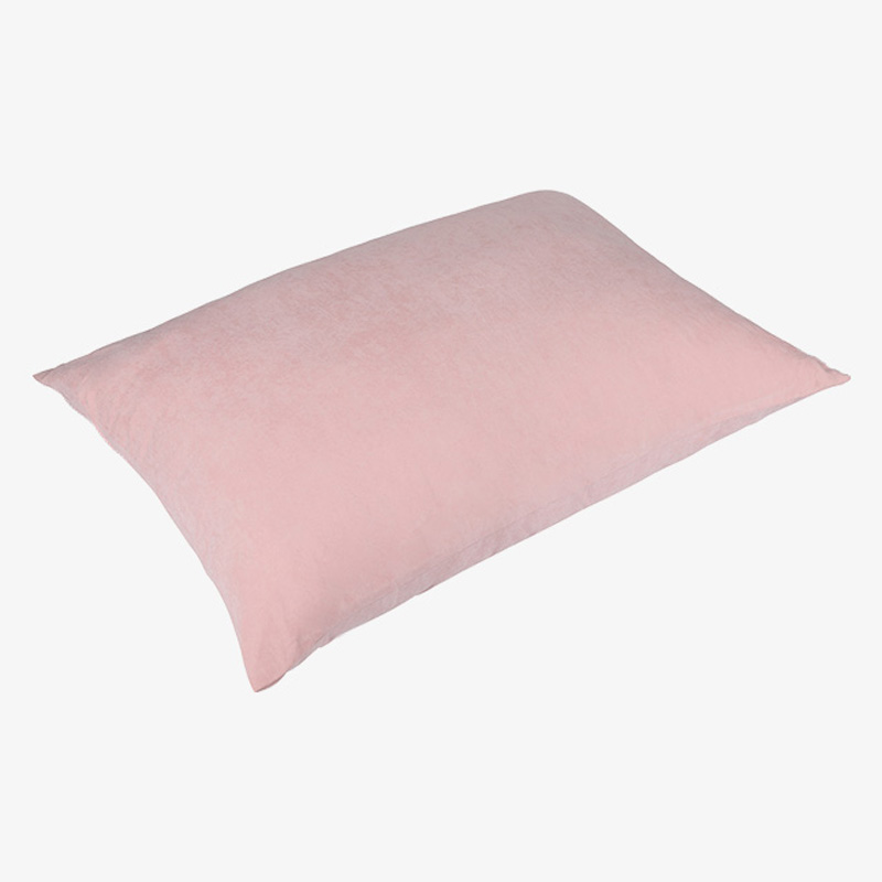 Nylon Polyester Pink Bed Pillow, Soft Fluffy Pillows With Polyester Fiber For Home